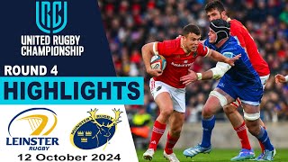 Leinster v Munster Highlights  Round 4  United Rugby Championship 202425 [upl. by Bianca]