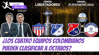 ¿Junior Millonarios Medellín y Alianza Avanzarán en Libertadores y Sudamericana  LaLigaDeLaLiga [upl. by Glanville]