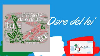 50  Come parlare con un linguaggio formale dare del lei in italiano  Formal language in Italian [upl. by Basilius147]