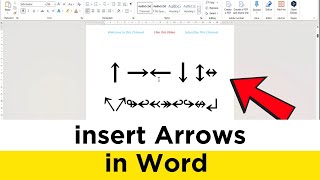 How To insert Arrows in Word 2024 Step By Step Guide [upl. by Ahselyt785]