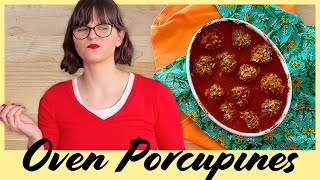 Oven Porcupines  Vintage Betty Crocker Recipes [upl. by Solokin]