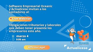 Obligaciones tributarias y laborales que deben tener presente los empresarios este año [upl. by Nayar]