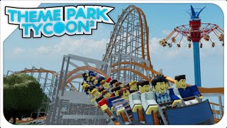 Theme park tycoon 2  A tour around my park  Roblox [upl. by Arrak]