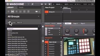 Maschine Mikro 205 Lesson 07 of 120 Loading Kits [upl. by Burford]