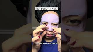 Day 8 of Daily Face Mask Medicube PDRN Pink Collagen Mask [upl. by Naillig162]