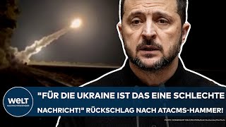 PUTINS KRIEG quotFür die Ukraine ist das eine schlechte Nachrichtquot Rückschlag nach ATACMSHammer [upl. by Etnauq]