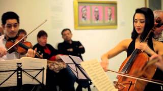 Beethoven Piano Quartet Op 16 3rd movement at the Tel Aviv Museum [upl. by Ainessej]