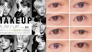 BTS x PLAYUP 1 day color contact lens [upl. by Gerhardt]