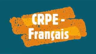 CRPE Français  les classes grammaticales et les fonctions [upl. by Zsuedat]