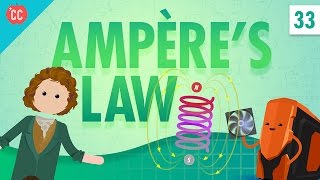 Ampères Law Crash Course Physics 33 [upl. by Whitcher346]