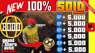 GTA Online Glitch RP infinito Solo Faça 30000 RP em 5 minutos GTA 5 Rank Up Super Fast Peyote [upl. by Willman]