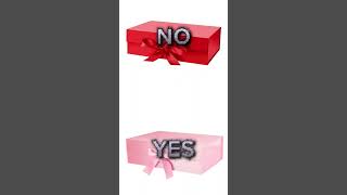 NO vs YES gift challenge [upl. by Merry]