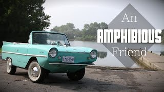 This 1963 Amphicar is an Amphibious Friend  Drivingca [upl. by Olpe]