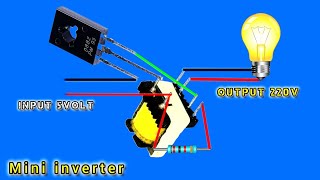 Make 37v to 220v AC Inverter  Inverter Using D882 Transistor [upl. by Ennaeirb481]