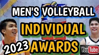 MENS VOLLEYBALL 2023 INDIVIDUAL AWARDS  TURF OPEN CONFERENCE kuyaedstv6 kuyaedstv10 [upl. by Valerlan157]