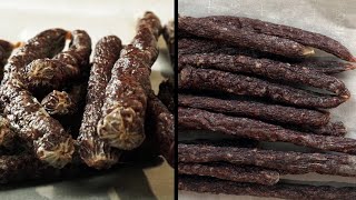 How To Make Droewors Dried Sausage Sticks  Traditional South African Boerewors Recipe [upl. by Gayelord]