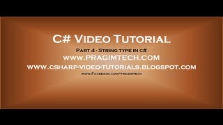 Part 4  C Tutorial  String type in cavi [upl. by Aineval]