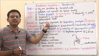 Sedative Hypnotics Part 03 Final  Classification amp Pharmacological Action of Barbiturate HINDI [upl. by Curley]