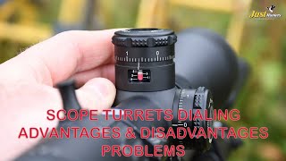 Scope Turrets Dialing Advantages Disadvantages and Problems Explained in Urdu [upl. by Anawad]