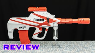 REVIEW Nerf Fortnite BAR  Bullpup Prop Blaster [upl. by Nyl832]