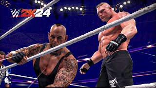 Brock Lesnar vs Undertaker  Wrestlemania 30 WWE 2K24 Showcase Mode  PS5 Gameplay [upl. by Lemay]