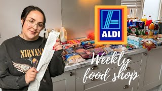 ALDI FOOD SHOP  Family of 5  Slimming world friendly  January 2024 [upl. by Hakeem]