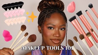 Makeup Tools 101 ♡ How to Use Makeup Brushes  Tools for Flawless Makeup [upl. by Idram]