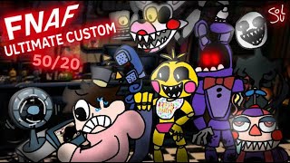 FNAF Ultimate custom night 5020 Mode Live [upl. by Joashus282]