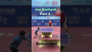 Joo Saehyuk 3 joosehyuk xuxin malong sports tabletennisshot pingpong shorts tabletennis [upl. by Chadd611]