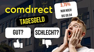 375 Prozent Zinsen Comdirect Tagesgeld  Jetzt schnell sein  bis 09042024 Review [upl. by Arhat]