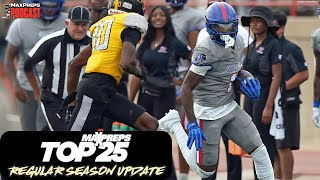 NEW MaxPreps Top 25 High School Football Rankings 🏈 2024 Season 📈 📉 MaxPreps Podcast Ep 4 🎙️ [upl. by Timmie158]