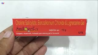 Smilogel CT  How To Use Smilogel CT  Choline Salicylate Benzalkonium Chloride amp Lignocaine Gel Use [upl. by Lleddaw]