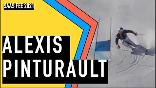 Alexis PINTURAULT GS  Saas Fee 2021 [upl. by Ardeid]