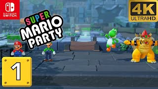 SUPER MARIO PARTY Gameplay Walkthrough PART 1 No Commentary [upl. by Einnaj701]