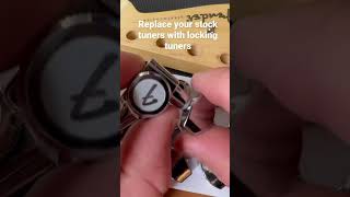 Replace your stock tuners with locking tuners [upl. by Savadove]