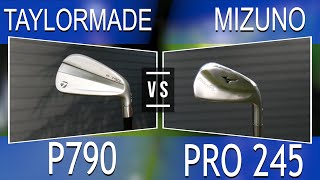 REMATCH AFTER THE UPGRADE  Mizuno Pro 245 vs Taylormade P790 Irons [upl. by Walke]