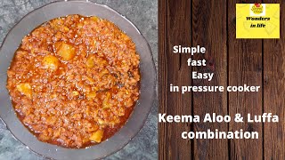 keema recipe super quick tasty aloo luffa keema recipe mutton keema keema aloo recipe [upl. by Lally]