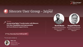 Sitecore User Group Jaipur Meetup On Sitecore 104 New Capabilities and Improvement [upl. by Swigart]