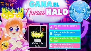 ✨ COMO GANAR el NUEVO HALO de INVIERNO ⛄🎀  TODAS LAS RESPUESTAS GANADORAS 2021  Royale High 👑 [upl. by Jean-Claude809]