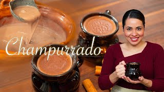 Traditional CHAMPURRADO made with MASA HARINA  Villa Cocina [upl. by Walters]