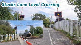 Stocks Lane Level Crossing Oxfordshire [upl. by Gardiner196]