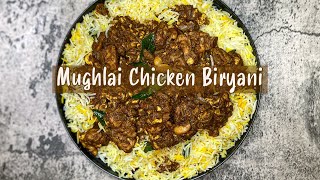 Mughlai Chicken Biryani with Scrambled Eggs [upl. by Eardnoed]