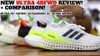 NEW adidas ULTRA 4DFWD Review  Comparison 4DFWD Ultraboost 22 Ultra4D [upl. by Ebneter72]