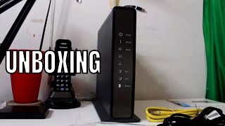 Netgear Nighthawk AC1900 WiFi Cable Modem Router Unboxing [upl. by Senn]