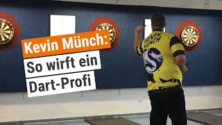 Dart Wurftechnik und Fingerhaltung  Tipps von Kevin Münch  Orange by Handelsblatt [upl. by Kermie]