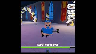 Minion Boss Chases Cute Baby Barry Roblox Obby😃 roblox robloxgameplay robloxobby shorts [upl. by Phineas]