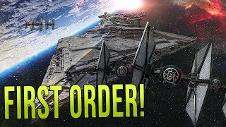 FIRST ORDER FLEET vs PIRATES  Star Wars Empire at War  Yoden Mod [upl. by Moreta707]