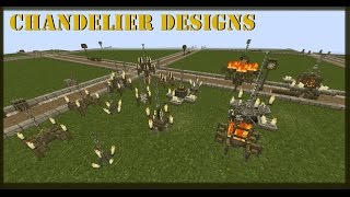 Minecraft Tutorial Chandelier Designs [upl. by Rodoeht733]