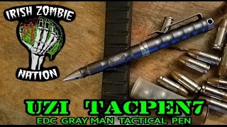 UZI TACPEN7 Tactical Defender  EDC Tactical Pen that doesnt look too tactical [upl. by Rehptosirhc523]