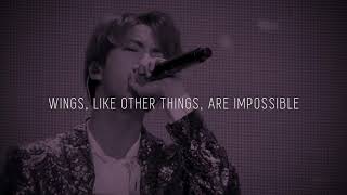 Jin BTS  Awake  ENGLISH LYRICS PERFORMANCE VIDEO [upl. by Andrew]